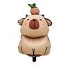 6 Stück Capybara Ballons Happy Birthday Ballon Set, Capybara und Stern | Geeignet für Tier-Themenparty, Geburtstagsfeier-Zubehör