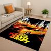 HD Fast F-Furious Vin Diesel Racing Car Living Room Non-Slip Area Rug Carpet for Bedroom Playroom Sofa,Easy Clean Home Doormat
