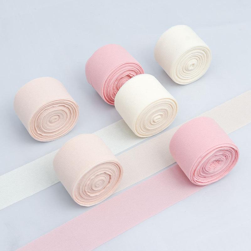 4cm Snow Textile Ribbon Transparent Mesh Ribbon Headdress Hair Band Bow Material Colorful Ribbon Ribbon Wedding Gift Ribbon Bow DIY Flower Handmade