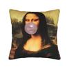 Pillow Cover Mona Lisa Mountain View Morden Pillow Case For Couch Sofa Bedroom Pillowcases
