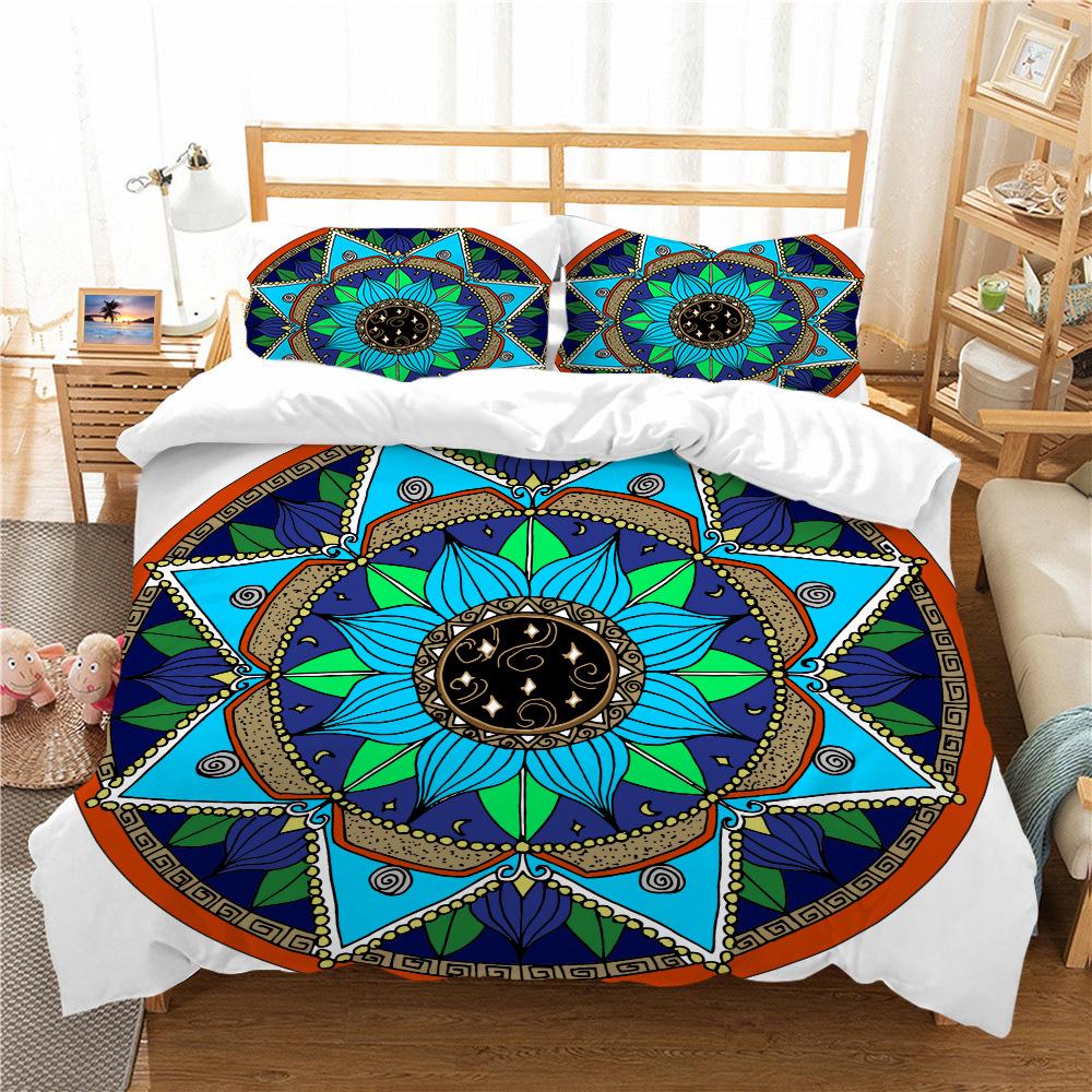

Bohemian Series Digital Printing Bedding Two Or Three Pieces Polyester EU single 135*200