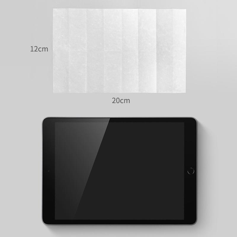 40 Stück Dual-Use Bildschirmreinigungsset Tragbare Wischtücher für Handys Tablets Laptop TV-Monitore Autos Fleckenlose LCD-Bildschirme und Displays