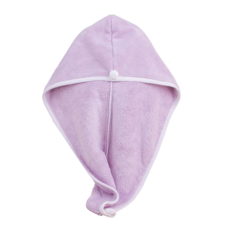 High Absorbent Hair Drying Towel Caps Microfiber Soft And Fast Drying Hat Hair Towel For Various Hair Types Hair Dryer
