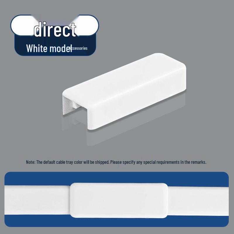 Gray Surface-Mounted PVC Wiring Raceway Cover Organizer