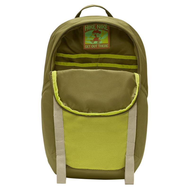 Nike Fabric Backpack Regular Unisex Olive Green Casual DJ9678-368