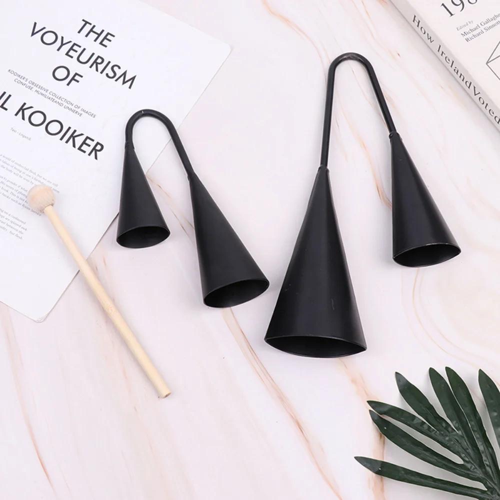1 Set Of Double Tone Double Bell Bull Bell Percussion Instruments Equipped With Percussion Instruments