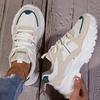 2026 Autumn Unisex Hidden Height Leather Dad Sneakers with Thick Soles for Casual and Sporty Wear