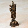 Handmade Copper Balaji Idol with Garuda Special | 4 Inches, Patina Antique Finish | Sacred Pooja & Home Decor | by Bhimonee Decor