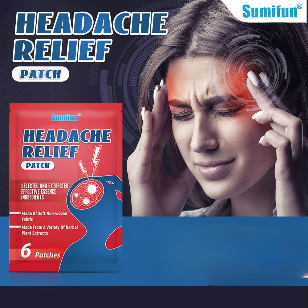 6 Patches/bag of Temple Point Patches, Care Patches To Relieve Pain