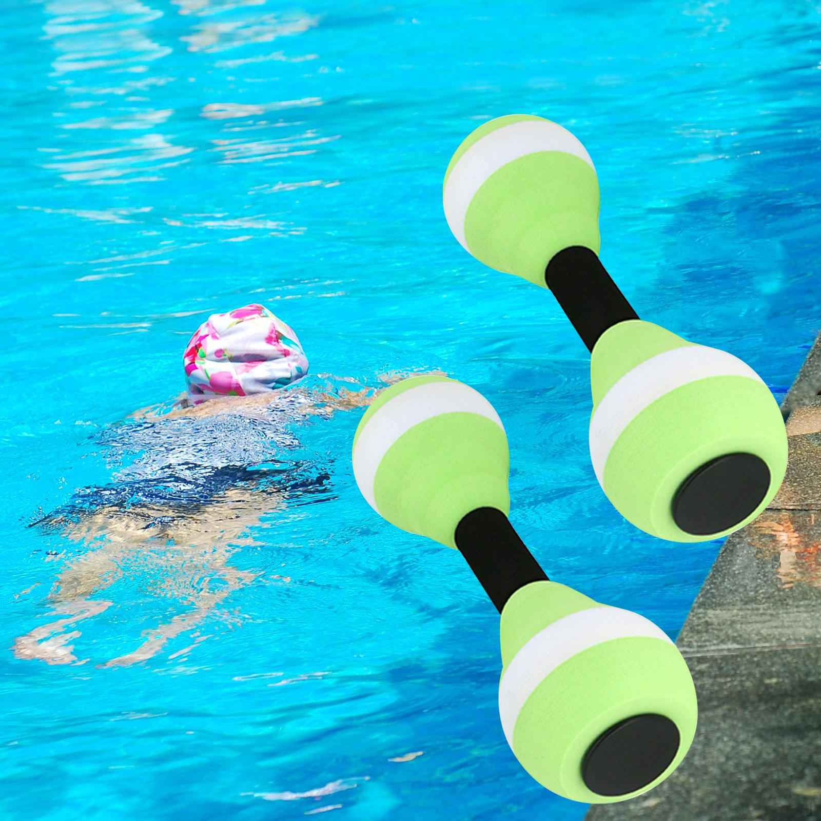 

Aquatic Dumbbells for Kids, Sports Exercise Dumbbells, Water Aerobic Green and White