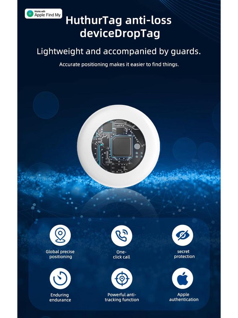 MFI Certified FindMy GPS Anti-Lost Device for Apple AirTag