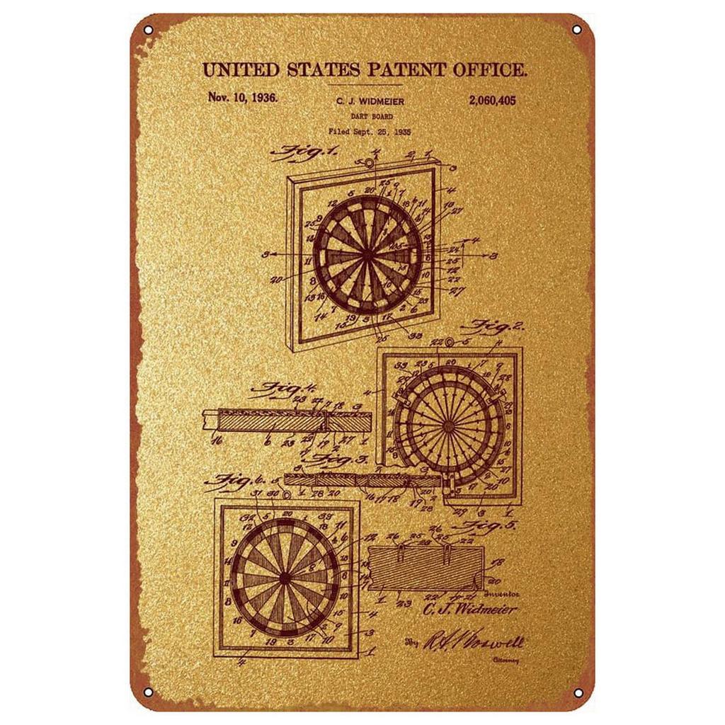 DORA Tin Sign Darts Metal Tin Signs Keep Calm  Wall Posters Plaque Vintage Iron Painting Decoration for Man Cave Cafe Game Room Club Bar