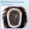 Men's Invisible Film Design Toupee with Double-Sided Tape for Natural Look