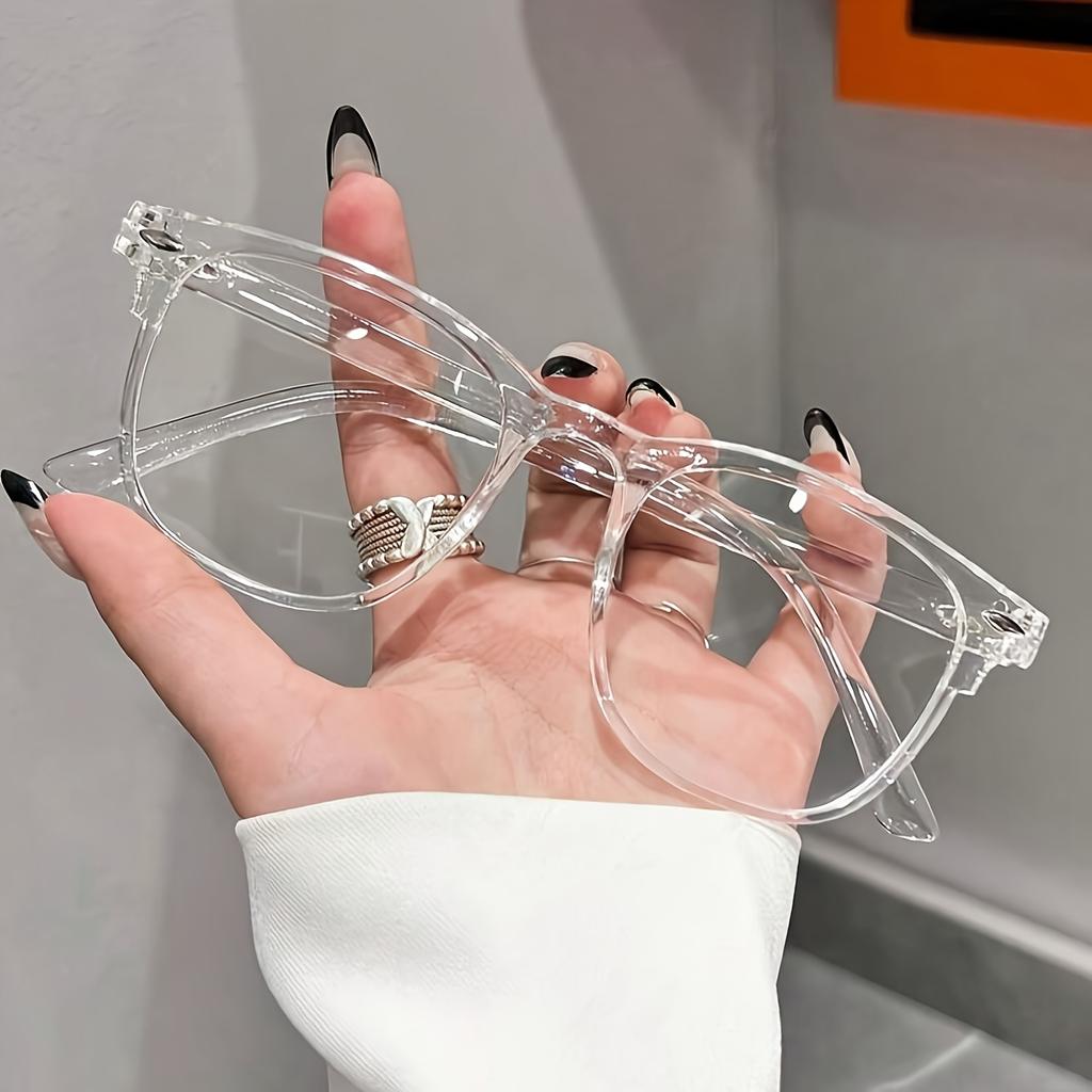 1PC Chic and Fashionable Glasses - Classic Square Frame, Trendy Eyewear for Daily Office and Use
