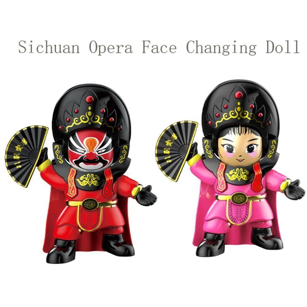 Traditional Opera Face Changing Doll Sichuan Opera Opera Face Makeup Toy  Friends Birthday Gifts