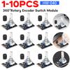 1-10 Stück HW-040 360 Grad Drehgeber-Modul mit Drehknopfkappe 5V Brick Sensor Schalter Entwicklungsplatine Modul für Arduino