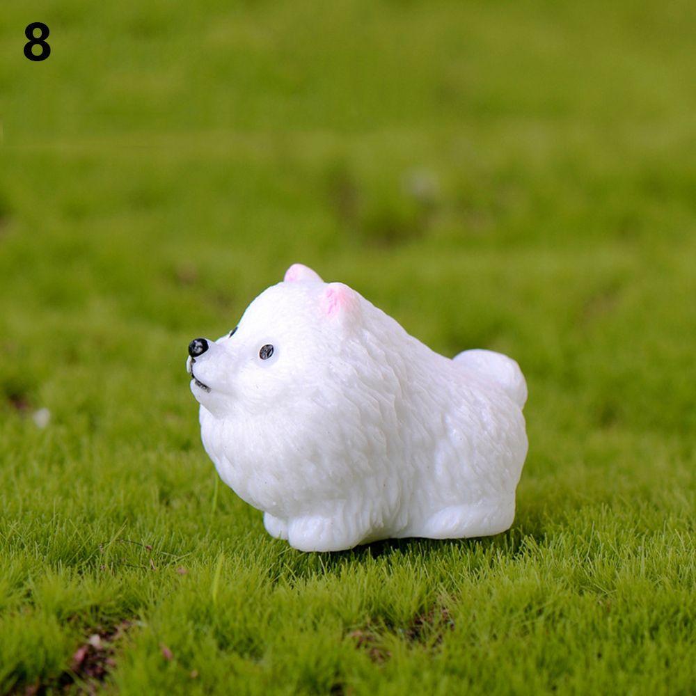Mini White Bear Polar Bear Figurines Simulation Home Micro Landscape Garden Miniatures Animal Home Decor Accessories