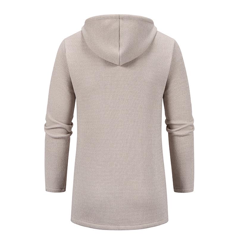 Men's Hooded Knit Windbreaker Cardigan Plus Size (2025)