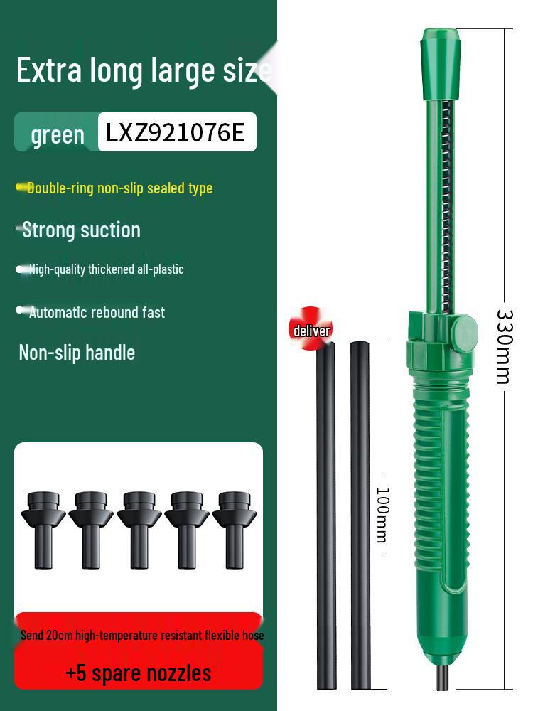 Deer Fairy High-Power Solder Sucker: Large, Powerful Suction Soldering Gun and Remover Artifact