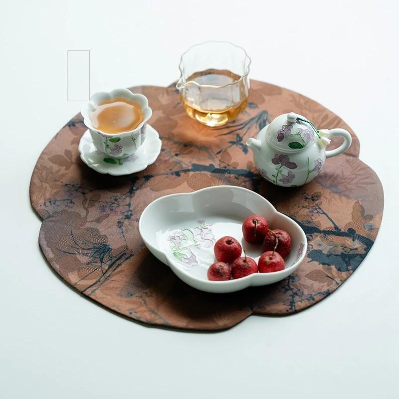 Hand Painted Lily Of The Valley Porcelain Kettle Porcelain White Teapot Tea Ceremony Set Tea Tie Guan Yin Jasmine  Teaware Type