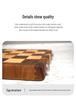 Double-Sided Solid Wood Cutting Board with Tenon and Mortise Design, Perfect for Kitchen Use on Fruits, Vegetables, and Everyday Chopping.