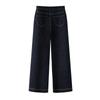 Women's 2025 Autumn/Winter High-Waist Fleece-Lined Wide-Leg Straight Jeans
