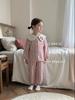 88277 Girls' Velvet Pajama Set - New 2025 Autumn/Winter Home Wear for Kids
