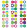 Mr.paper Dot Sticker Tape Four Seasons Natural Color Tape Handbook Decoration Mobile Computer Art Decoration
