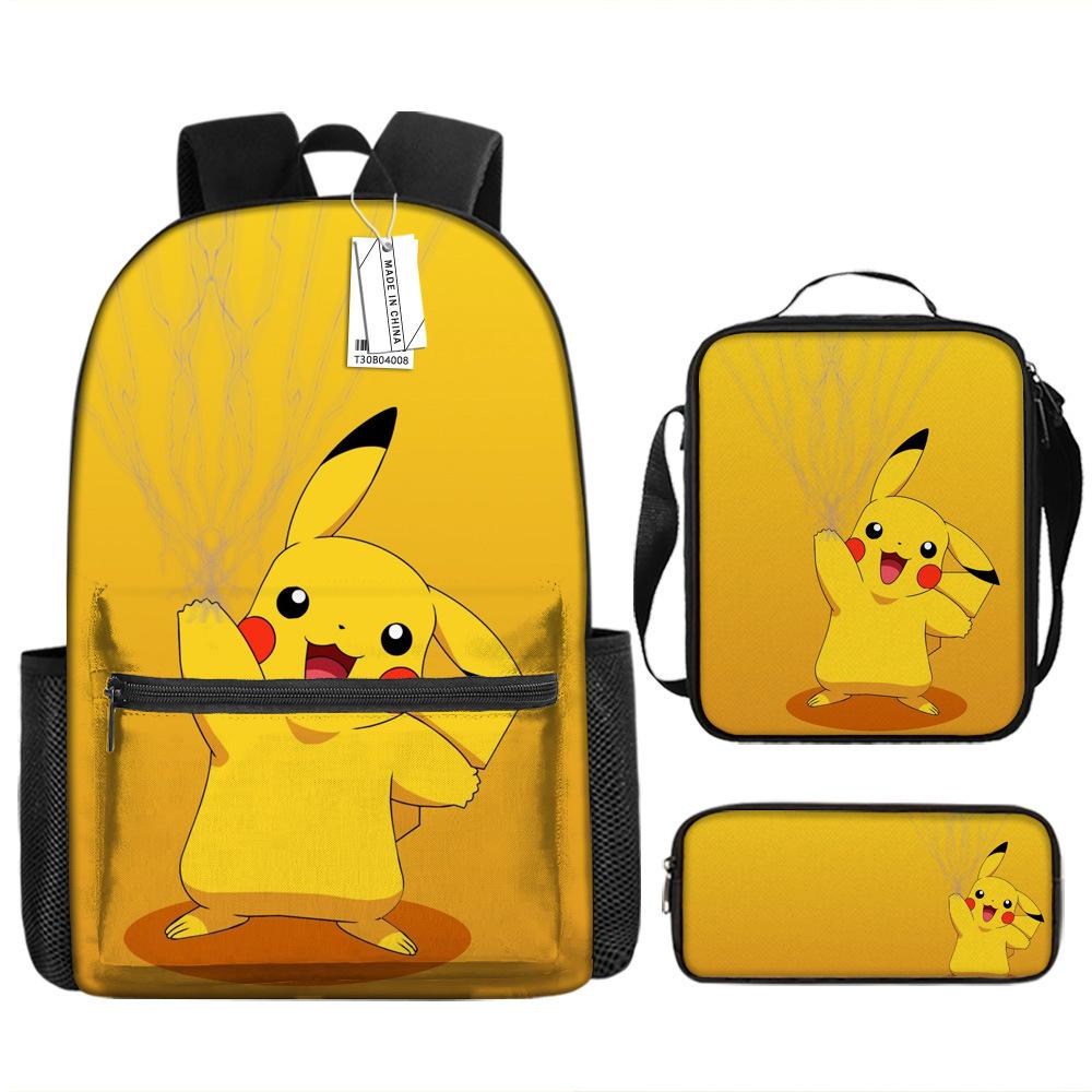 School Season Student Schoolbag Pokémon Pokémon Backpack Cartoon Satchel Pencil Case