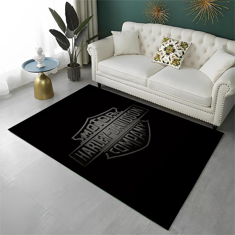 

Classic H-Harleys Racing Moto Carpet Rug for Playroom Bedroom Living Room Sofa Home Decor,kid Game Area Rug Non-slip Floor Mat 40x60cm