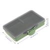 2PCS Fishing Bait Storage Box Small Accessories Storage Box with Dividers for Tackle Accessories
