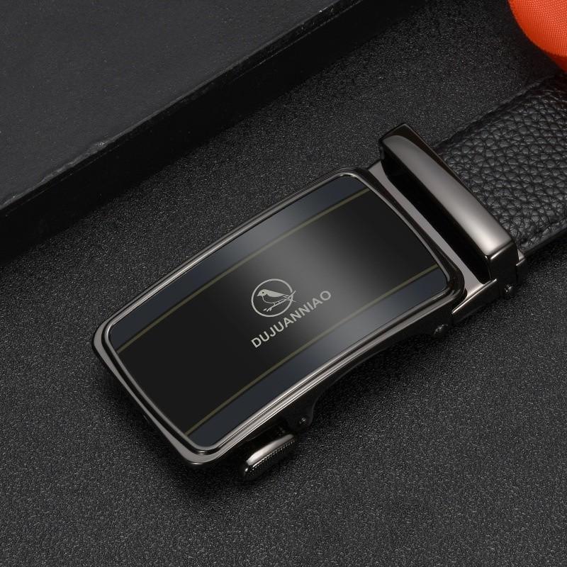 

Young Retro Style Business Casual Leather Belt Mens Belt Automatic Buckle