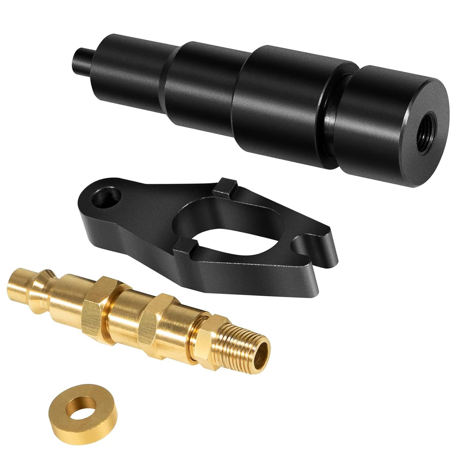 9007A 9007 Адаптер для теста на сжатие, Используется с манометром для теста на сжатие J-6692-B, Совместим с дизельными двигателями Cummins ISB 5.9L 24V и 6.7L