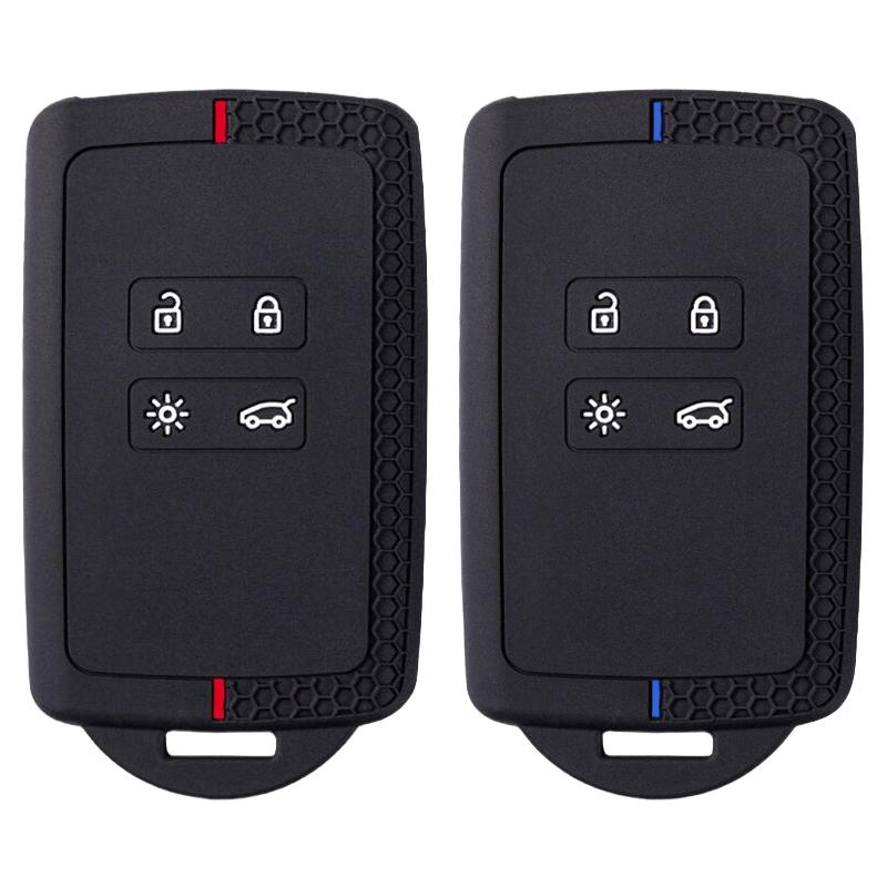Silicone Car Key Case Cover For Renault Koleos Kadjar Clio Captur Megane Talisman Espace Zoe Scenic 4 Arkana Dacia Sandero