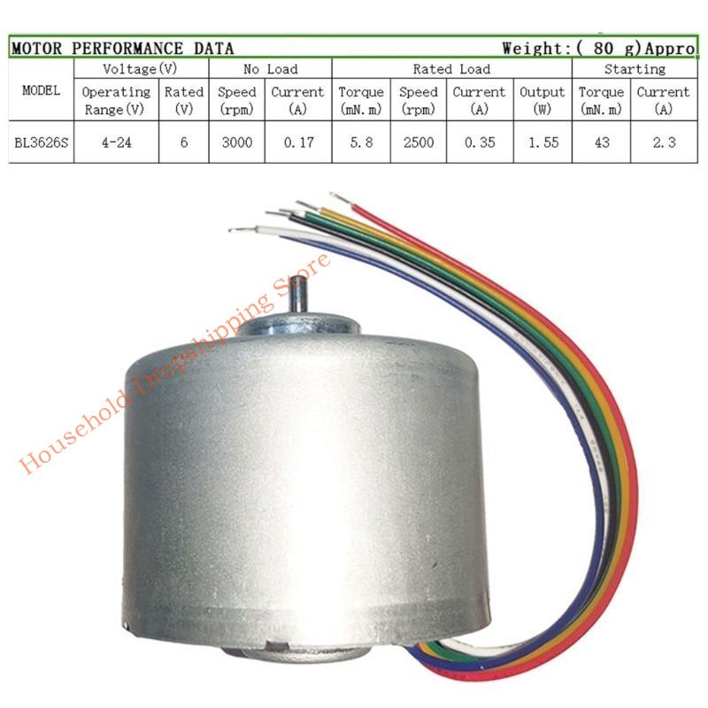 85AD Wide Potential Nonbrush Motor 4 24V DIRECT CURRENT Constructed Dominated Dense For Small Devices