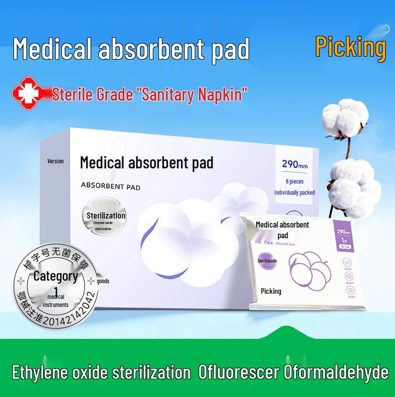 Absorbent, Skin-Friendly Menstrual Pad: Daily & Night Use, Extended Length, Individually Packaged