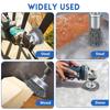 10pcs Wire Brush Wheel Cup Brush Set,Wire Brush for Cleaning Rust, Stripping and Abrasive, for Drill Attachment