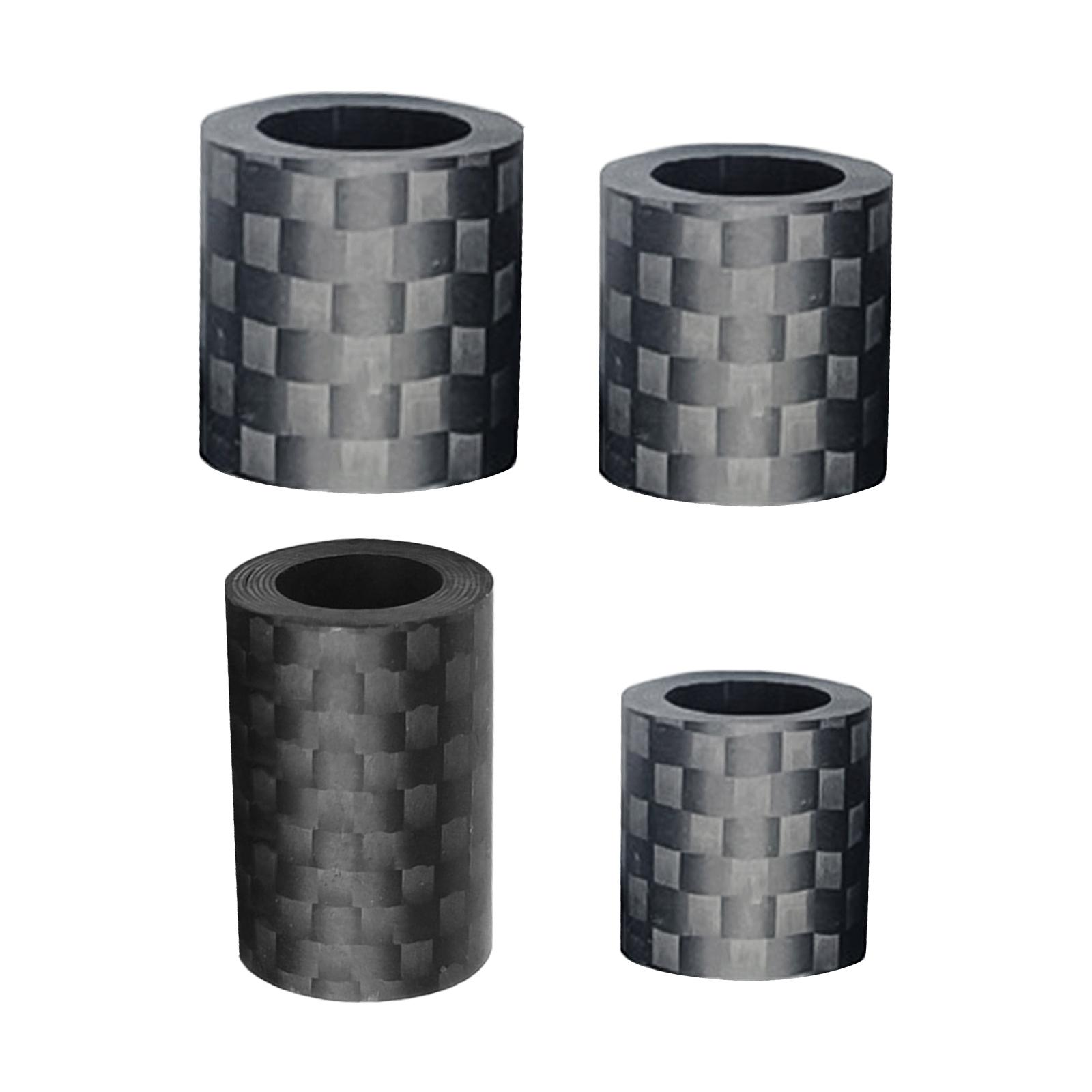 

Наконечник для бильярдного кия, Компактная трубка-наконечник из углеродного волокна для аксессуаров для кия для снукера и пула, Замена для ремонта 12x12mm