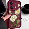 White Flower Pattern Case For Xiaomi Redmi Note 14 4G 13 Pro Plus Note 13 12 14 Pro 5G 11S 13C Soft TPU Silicone Phone Cover