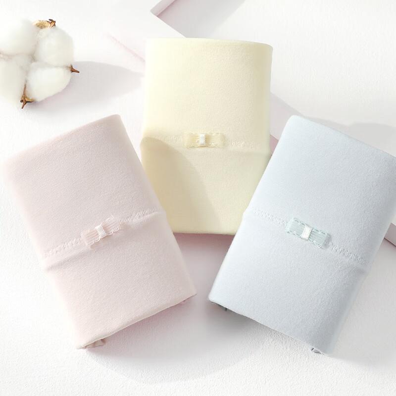 Fen Teng Women's 3-Pack 10A Antibacterial High-Waist Cotton Briefs