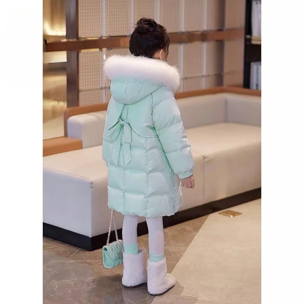 Modische Baumwollgepolsterte Kleidung für Mädchen, Kinder Daunen-Baumwollgepolsterte Kleidung, Winter Baumwollgepolsterte Jacken