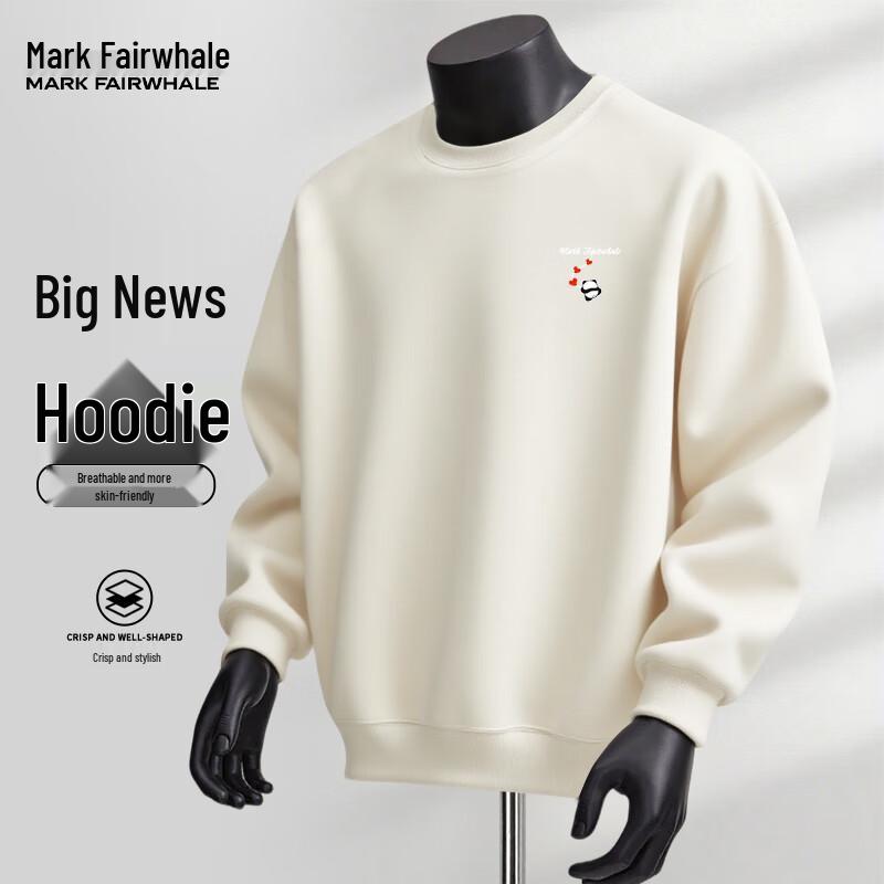 

Mark Fairwhale Men s Red Heart Bear Print Round Neck Sweatshirt 4XL