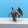Antike Messing Cthulhu-Stil Monsterfigurine, Miniatur Mythologie Statue, Mikro-Landschaftsdekoration, Schreibtisch Sammlerstück Geschenk