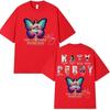 Katy Perry The Lifetimes Tour 2025 Merch T Shirt Unisex Wounisex Fashion Aesthetic Clothing Tshirts Vintage Oversized Cotton Tshirt
