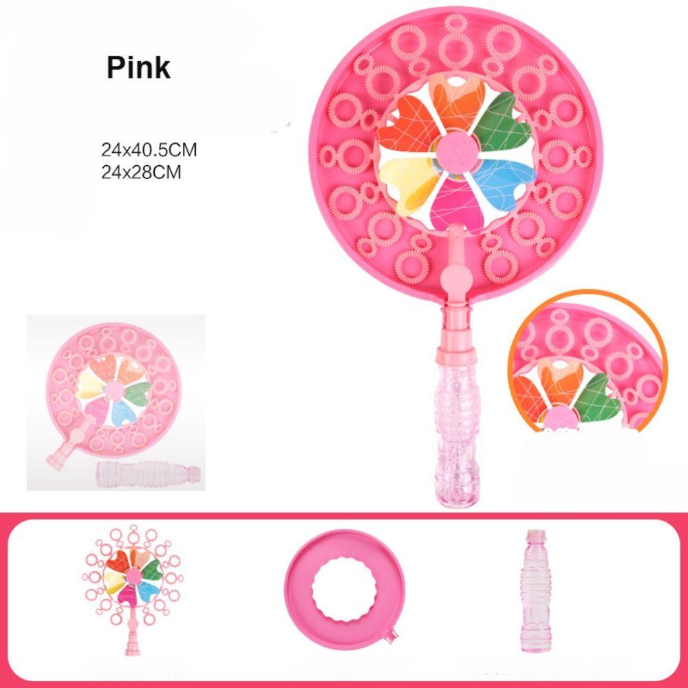 Interactive Windmill Bubbles Machine Gift Outdoor Soap Bubble Stick Set Bubble Blowing Kids Fun Toys For Kids Children
