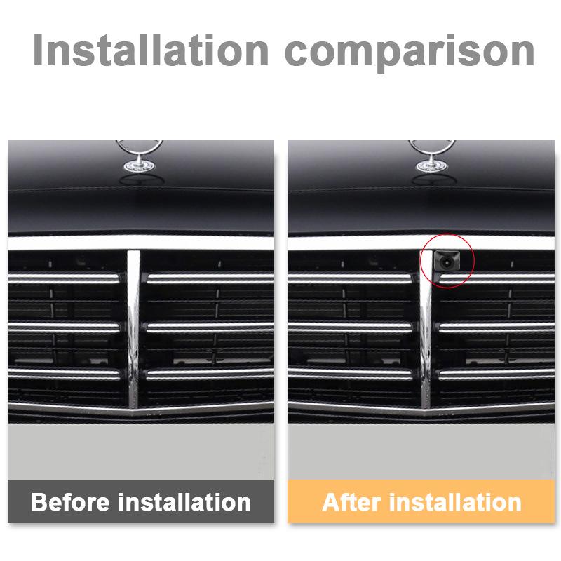 

Mercedes-Benz 2021 E-Class Front View Camera with HD All-Glass Lens (Standing Star, 4089 Chip) Plastic