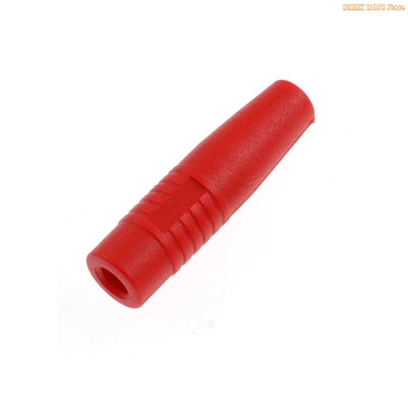 K1AE Brass 4mm Banana Female Insulated Plug Wire Solder Connector Solder Type