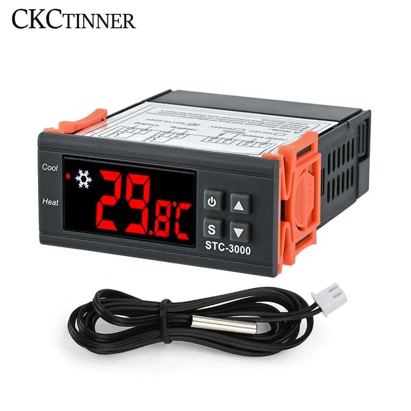 

STC-3000 LED Digital Thermostat Temperature Controller Thermoregulator Relay Heating Cooling for Incubator AC 110-220V NTC DC12V