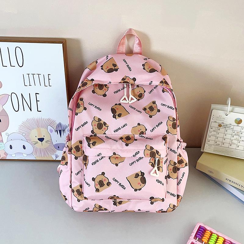 New Large-capacity High-value Cute Backpack Graffiti Printing Student Schoolbag Trendy Versatile Travel Backpack Female