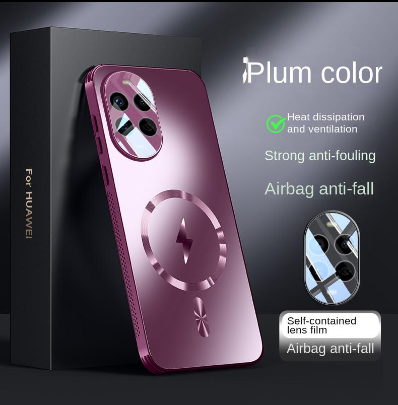 For Huawei Nova 13 Pro Case Hard Matte Magnetic wireless charging Lens Protective Back Cover Case For Nova 13 12 11 Pro Shell